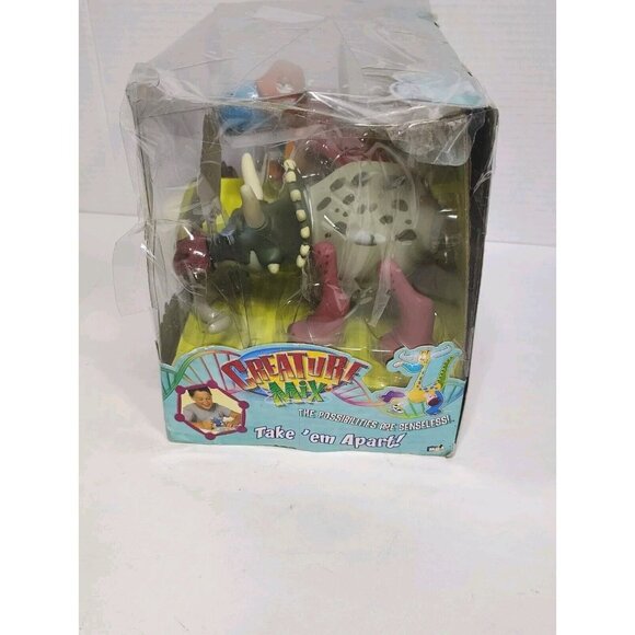 MGA Entertainment CREATURE MIX  T-Rex, Triceratops, Pterodactyl RARE NEW - Picture 9 of 15